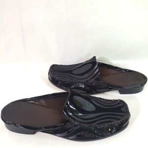 SESTO MEUCCI Women's Black Leather Loafers Size 8M Made In Italy